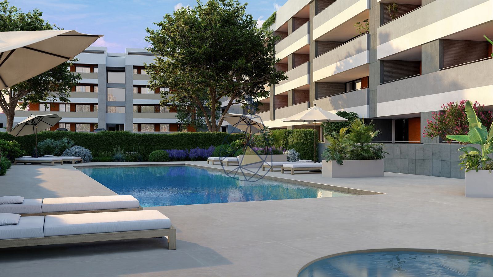 Nieuwbouwappartementen in Lagos, in aanbouw